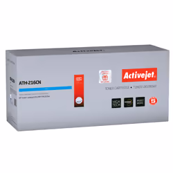 Activejet Cartouche de toner ATH-216CN pour imprimantes HP, remplacement HP 216A W2411A ; Suprême ; 850 pages ; Bleu, avec pu ...