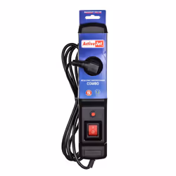 Activejet COMBO 3GN 3M multiprise 3 sortie(s) CA Intérieure Noir