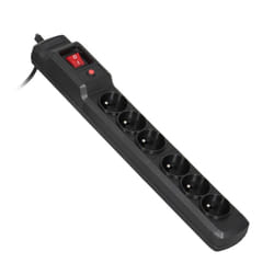 Activejet COMBO 6GN 5M multiprise 6 sortie(s) CA Intérieure Noir