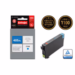 Activejet Encre AE-405CNX (remplacement Epson 405XL C13T05H24010 ; Suprême ; 18ml ; bleu)