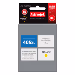Activejet Encre AE-405YNX (remplacement Epson 405XL C13T05H44010 ; Suprême ; 18ml ; jaune), Rendement élevé (XL), Encre à col ...