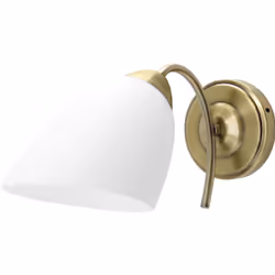 Activejet Applique simple classique NIKITA Patyna E27 pour le salon