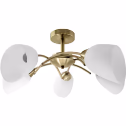 Activejet Luminaire de plafond classique lampe suspendue NIKITA Patina 5xE27 pour le salon, 5 ampoule(s), E27, IP20