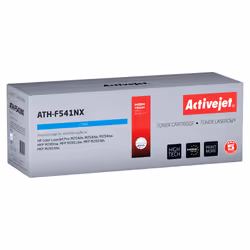 Activejet Cartouche de toner ATH-F541NX pour imprimantes HP; Remplacement HP 540 CF541X; Suprême; 2500 pages; bleu, 2500 page ...