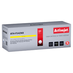Activejet Cartouche de toner ATH-F542NX pour imprimantes HP; Remplacement HP 540 CF542X; Suprême; 2500 pages; jaune