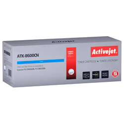 Activejet Cartouche de toner ATK-8600CN pour imprimantes Kyocera; Remplacement Kyocera TK-8600C; Suprême; 20000 pages; cyan,  ...