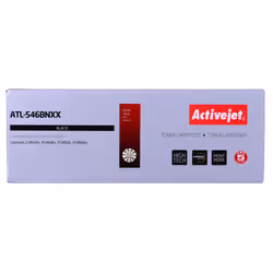 Activejet Cartouche de toner ATL-546BNXX pour imprimantes Lexmark; Remplacement Lexmark C546U1KG; Suprême; 8000 pages; noire