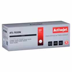 Activejet Cartouche de toner ATL-T650N pour imprimantes Lexmark; Remplacement Lexmark T650A11E; Suprême; 6000 pages; noire, 6 ...