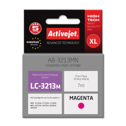 Activejet AB-3213MN encre d'imprimante pour Brother, Brother LC3213M remplacement; Suprême; 7 ml; magenta