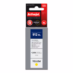 Activejet AH-912YRX encre pour imprimantes HP, remplacement HP 912XL 3YL83AE; Premium; 990 pages; jaune, Rendement élevé (XL) ...