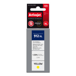 Activejet AH-912YRX encre pour imprimantes HP, remplacement HP 912XL 3YL83AE; Premium; 990 pages; jaune