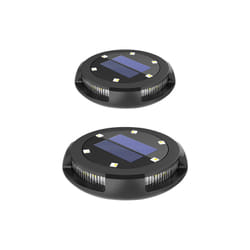 Activejet Jeu de 2 lampes solaires RGB LED LARIX