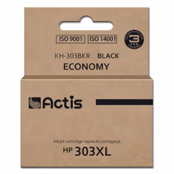 Actis KH-303BKR encre pour imprimante HP, remplacement HP 303XL T6N04AE ; Premium ; 20ml ; 600 pages ; noir, Noir, HP, HP ENV ...