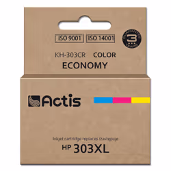 Actis KH-303CR encre pour imprimante HP, remplacement HP 303XL T6N03AE ; Premium ; 18ml ; 415 pages ; couleur, Cyan, Magenta, ...