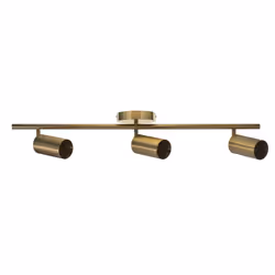 Activejet SPECTRA triple or plafonnier mural bandeau spot GU10 pour salon