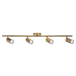 Activejet quadruple or plafonnier SPECTRA spot strip GU10 pour salon