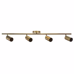 Activejet quadruple or plafonnier SPECTRA spot strip GU10 pour salon
