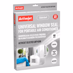 Activejet Joint universel de fenêtre pour climatiseurs mobiles Selected UKP-4UNI, Étanchéité de fenêtre, Blanc, 1 pièce(s), 4 ...