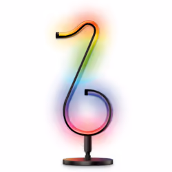 Activejet MELODY lampe de décoration musicale LED RVB avec télécommande et application, Bluetooth, Noir, Plastique, Universel ...