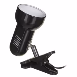 Activejet Lampe de bureau à pince, noir, métal, fil E27