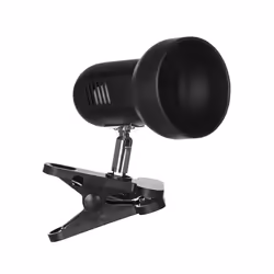 Activejet Lampe de bureau à pince, noir, métal, fil E27
