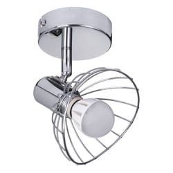 Activejet GIZEL plafonnier simple chrome E14 spot pour salon