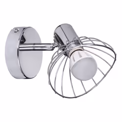 Activejet GIZEL plafonnier simple chrome E14 spot pour salon