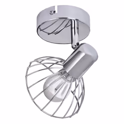 Activejet GIZEL plafonnier simple chrome E14 spot pour salon