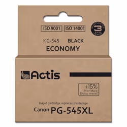 Actis Encre KH-303BKR pour imprimante Canon, en remplacement de Canon PG-545XL; Suprême; 15ml; 207 pages; noir. Imprime 15% d ...