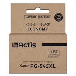 Actis Encre KH-303BKR pour imprimante Canon, en remplacement de Canon PG-545XL; Suprême; 15ml; 207 pages; noir. Imprime 15% de plus que l'OEM.