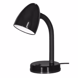 Activejet Lampe de bureau AJE-BILL Noir E27, Noir, Chambre à coucher, Chambre d'enfant, Bureau, Universel, Classique, Noir, I ...