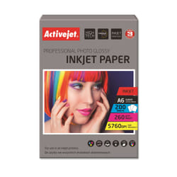 Activejet Papier photo AP6-260GR200 (A6 ; 200 copies)