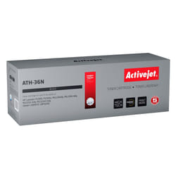 Activejet ATH-36N (remplacement HP 36A CB436A, Canon CRG-713 ; Suprême ; 2000 pages ; noir)