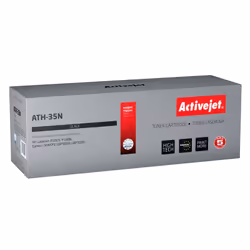 Activejet Cartouche toner ATH-35N (remplacement HP 35A CB435A, Canon CRG-712 ; Suprême ; 1800 pages ; noir), 1800 pages, Noir ...
