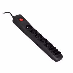 Activejet APN-8G/1,5M-BK, 1,5 m, Intérieure, Type C, Type E, Type E, Plastique, Noir