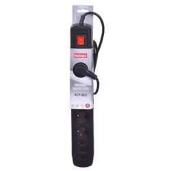 Activejet APN-8G/1,5M-BK multiprise 8 sortie(s) CA Intérieure Noir