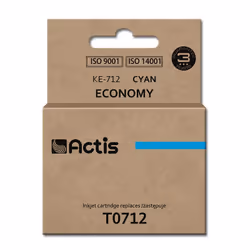 Actis Encre KE-712 (remplacement Epson T0712, T0892, T1002 ; Standard ; 13.5 ml ; bleu), Rendement standard, Encre à colorant ...