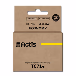 Actis Encre KE-714 (remplacement Epson T0714, T0894, T1004 ; Standard ; 13.5 ml ; jaune), Rendement standard, Encre à coloran ...