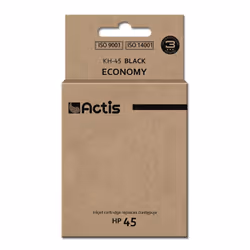 Actis KH-45 encre (remplacement HP 45 51645A ; Standard ; 44 ml ; noir), Rendement standard, Encre à pigments, 50 ml, 1 pièce ...