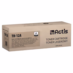 Actis Cartouche de toner TH-12A (remplacement HP 12A Q2612A, Canon FX-10, Canon CRG-703 ; Standard ; 2000 pages ; noir), 2000 ...