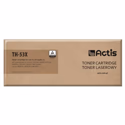 Actis Cartouche de toner TH-53X (remplacement de HP 53X Q7553X, Canon CRG-715H ; Standard ; 7000 pages ; noir), 7000 pages, N ...