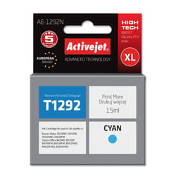 Activejet Encre AE-1292N (remplacement Epson T1292 ; Suprême ; 15 ml ; bleu)