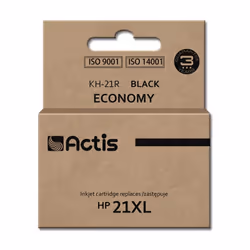 Actis Encre KH-21R (remplacement HP 21XL C9351A ; Standard ; 20 ml ; noir), Rendement élevé (XL), Encre à pigments, 20 ml, 1  ...