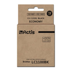 Actis Encre KB-1100Bk (remplacement de Brother LC1100BK/980BK ; Standard ; 28 ml ; noir)