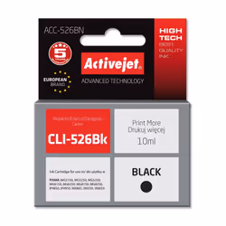 Activejet Encre ACC-526BN (Canon CLI-526Bk remplacement ; Suprême ; 10 ml ; noir)
