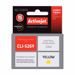 Activejet Encre ACC-526YN (remplacement Canon CLI-526Y ; Suprême ; 10 ml ; jaune)