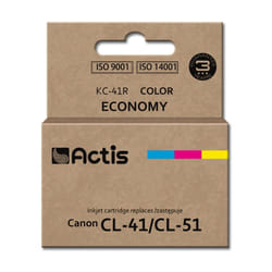 Actis Encre KC-41R (remplacement de Canon CL-41/CL-51 ; Standard ; 18 ml ; couleur)