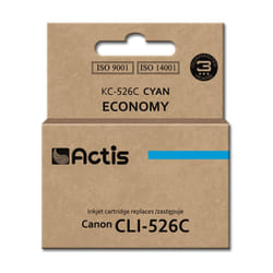 Actis Encre KC-526C (remplacement de la CLI-526C de Canon ; Standard ; 10 ml ; bleu)