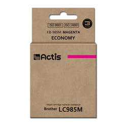 Actis KB-985M encre (remplacement Brother LC985M ; Standard ; 19,5 ml ; rouge)