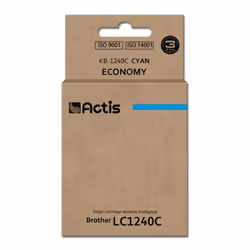 Actis Encre KB-1240C (remplacement Brother LC1240C/LC1220C ; Standard ; 19 ml ; bleu), Rendement standard, Encre à colorant,  ...